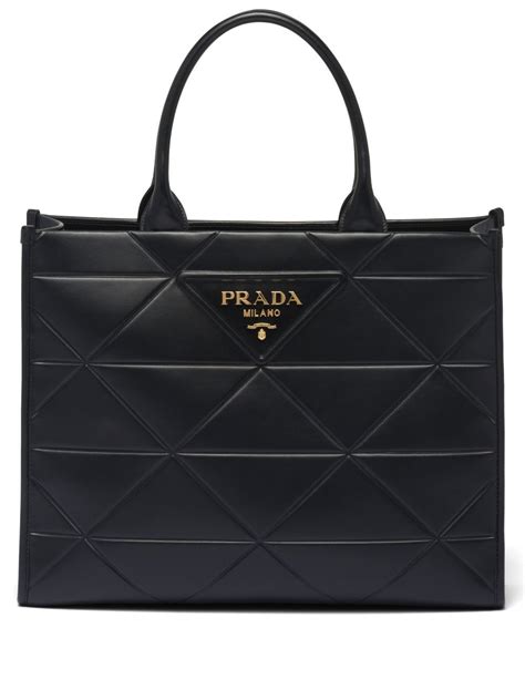 prada leather tote review|prada large leather tote.